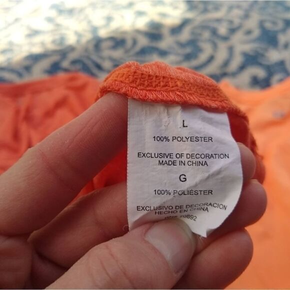 LOFT shorts coral orange size 10 short shorts summer spring warm weather - Picture 5 of 9